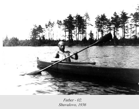 My Father. Shuvalovo, 1936