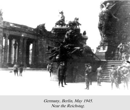 Germany, Berlin, May 1945. Near the Reichstag.